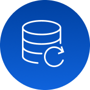data backup and recovery icon