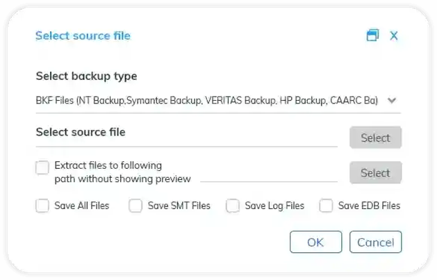 recoveryfix backup for Exchange Server